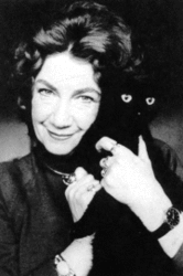 Patricia with cat